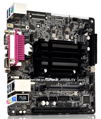 ASRock J4105B-ITX / Gemini Lake / Celeron J4105/ 2x DDR4 SO-DIMM / D-Sub / HDMI / COM / Mini-ITX
