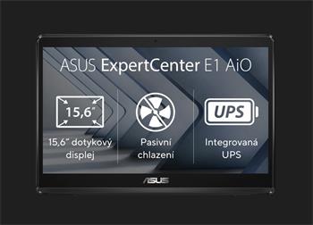ASUS ExpertCenter E1 AiO N4500/4GB/128GB SSD/15,6" FHD/Touch/2yr Pick up & Return/W11P/Černá