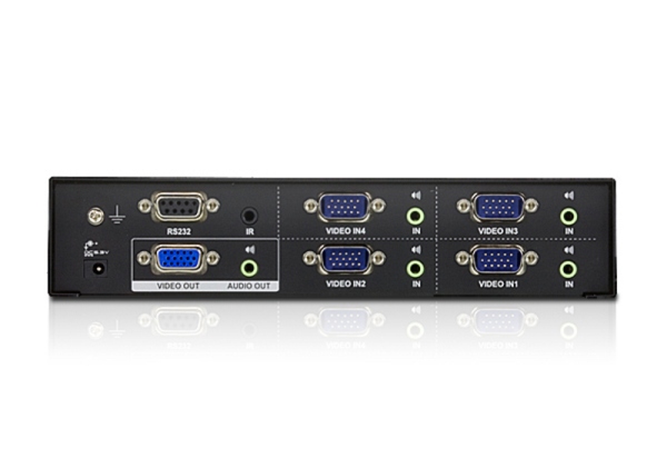 Aten Vs At G Port Vga Switch With Audio W Eu Adp Pcv Computers