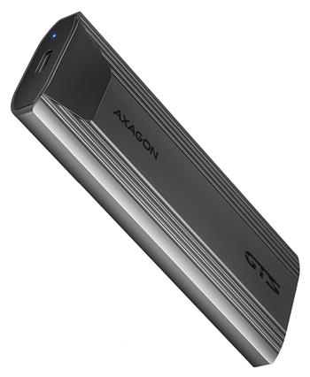 AXAGON EEM2-GTSA, USB-C 3.2 Gen 2 - M.2 NVMe SSD kovový THIN box, bezšroubkový