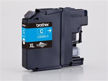 Brother - Vysokokapacitní inkoustová náplň, LC-525XLC, azurová