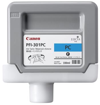 Canon Zásobník inkoustu PFI-301PC/ iPF-8x00/ iPF-9x00/ Foto azurová