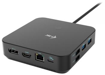i-tec USB-C HDMI + Dual DP Docking Station, Power Delivery 100W + zdroj 112W