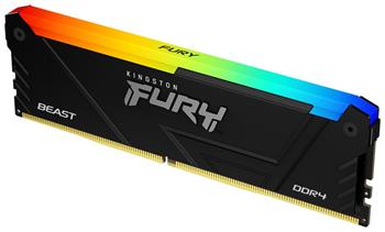 Kingston FURY Beast/DDR4/8GB/2666MHz/CL16/1x8GB/RGB/Black