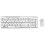 Logitech set MK295/ Bezdrátová klávesnice + myš/ 2.4GHz/ USB přijímač/ US/ bílý