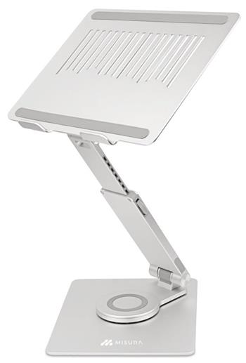 MISURA otočný podstavec pro notebook ME20 stříbrný