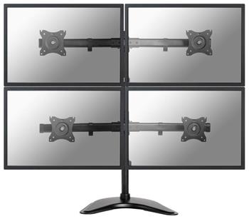 Neomounts Select NM-D335D4BLACK / Flat Screen Desk mount (10-27") desk clamp/stand/grommet / Black