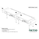 NETIO - RM2 2x4C, kovový držák pro PowerPDU 4C nebo  PowerPDU 4PS