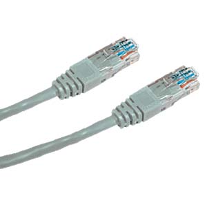 DATACOM patch cord UTP cat5e 0,5M žlutý
