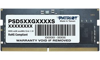 PATRIOT Signature Line 32GB DDR5 5600MT/s / SO-DIMM / CL46 / 1,1V