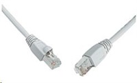 Solarix - patch kabel CAT6 SFTP PVC 3m šedý snag-proof