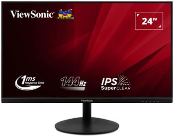 ViewSonic VA24E2-H 24" 16:9 (23.8") 1920 x 1080 SuperClear® IPS monitor, VGA and HDMI, 144Hz