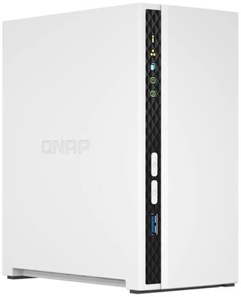 QNAP TS-233 (4core 2,0GHz + NPU, 2GB DDR4 RAM, 2x SATA, 1x GbE, 1x USB 2.0, 1x USB 3.2)