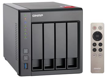 QNAP TS-451+-8G (2,42GHz / 8GB RAM / 4x SATA/ 2x GbE / 1x HDMI / 2x USB 2.0 / 2x USB 3.0)