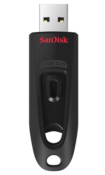 SanDisk Ultra/256GB/100MBps/USB 3.0/USB-A/Černá