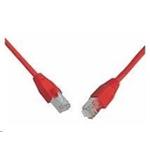 Solarix - patch kabel CAT5E SFTP PVC 0,5m červený
