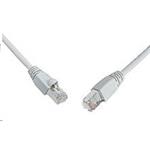 Solarix - patch kabel CAT5E SFTP PVC 0,5m šedý snag proof