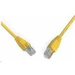 Solarix - patch kabel CAT5E SFTP PVC 0,5m žlutý