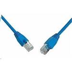 Solarix - patch kabel CAT5E SFTP PVC 10m modrý