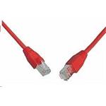Solarix - patch kabel CAT5E SFTP PVC 15m červený