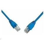 Solarix - patch kabel CAT5E SFTP PVC 1m modrý