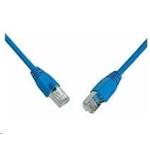 Solarix - patch kabel CAT5E SFTP PVC 2m modrý