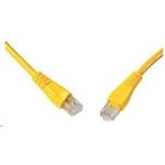 Solarix - patch kabel CAT5E UTP PVC 2m žlutý snag-proof