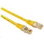 Solarix - patch kabel CAT5E UTP PVC 2m žlutý
