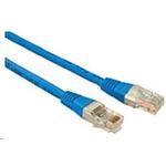 Solarix - patch kabel CAT5E UTP PVC 3m modrý non-snag proof