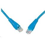 Solarix - patch kabel CAT5E UTP PVC 3m modrý snag-proof