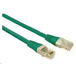 Solarix - patch kabel CAT5E UTP PVC 3m zelený non-snag proof