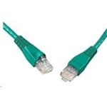 Solarix - patch kabel CAT5E UTP PVC 5m zelený snag-proof