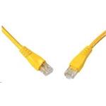 Solarix - patch kabel CAT5E UTP PVC 5m žlutý snag-proof
