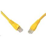 Solarix - patch kabel CAT5E UTP PVC 7m žlutý snag-proof