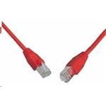 Solarix - patch kabel CAT6 SFTP PVC 0,5m červený