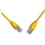 Solarix - patch kabel CAT6 SFTP PVC 0,5m žlutý
