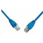 Solarix - patch kabel CAT6 SFTP PVC 10m modrý snag-proof