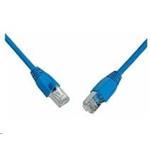 Solarix - patch kabel CAT6 SFTP PVC 2m modrý snag-proof