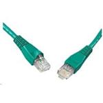 Solarix - patch kabel CAT6 UTP PVC 0,5m zelený snag-proof