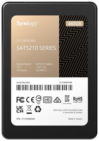 Synology SAT5210/480GB/SSD/2.5"/SATA/5R