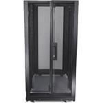 XtendLan 42U/800x1000 stojanový, černý, perforované dvoukřídlé dveře a záda