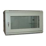 XtendLan 9U/600x450, na zeď, jednodílný, rozložený, skleněné dveře, slonovina