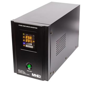 Záložní zdroj MHPower MPU-700-12, UPS, 700W, čistý sinus, 12V