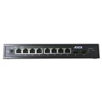 ADEX AD1000-8GPD-2FM reversní poe managed switch, 8x Gbit port,2x SFP, metal