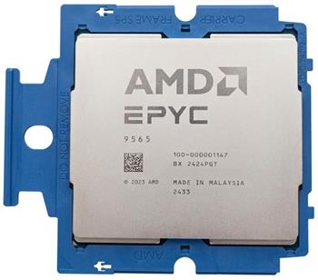 AMD EPYC 9565 / 3.15 GHz base / 72C / 144T / 384 MB / Socket SP5 / TRAY / 12m záruka