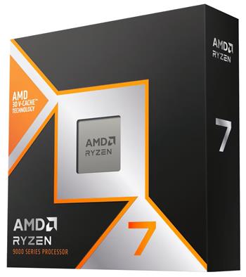 AMD Ryzen 7 9800X3D / LGA AM5 / max. 5,2GHz / 8C/16T / 104MB / 120W TDP / BOX bez chladiče