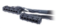 APC Data Distribution Cable, CAT6 UTP CMR 6xRJ-45 Black, 27ft (8.2m)