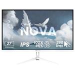 AROZZI NOVA herní monitor 27" 27T2K260 White/ LED/ 2560x1440/ 260Hz/ IPS/ 1000:1/ 1ms/ 2xHDMI/ 2xDP/ bílý