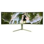 AROZZI NOVA herní monitor 49" 49TUW165 Forest Green/ LED/ 5120x1440/ 165Hz/ VA/ 3000:1/ 1ms/ 2xHDMI/ DP/ USB-C/ m.zelen