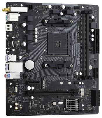 ASRock A520M/AC / AMD A520 / AM4 / 2x DDR4 DIMM / M.2 / HDMI / Wi-Fi / mATX